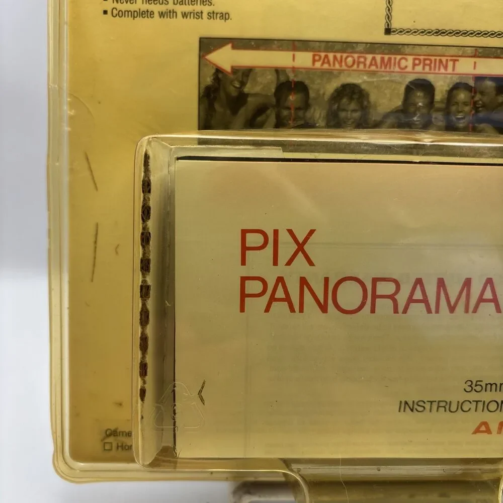 Vintage 35mm Camera Ansco Pix Panorama • Reusable • Ultra Wide Panoramic Picture